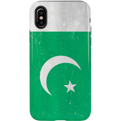 Pakistan Flag Distressed iPhone XS Pro Case